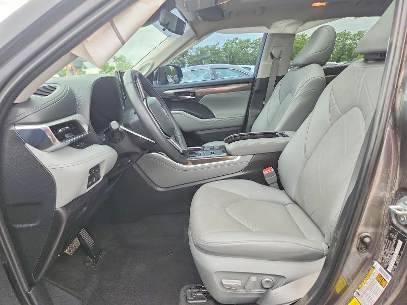 2023 Toyota Highlander VIN 5TDEBRCH6PS596986 COPART salvage auction — FRONT END, Md - Cert Of Salvage > 75% Damage, sold $24,100 on 2026-07-07 (photo 7)
