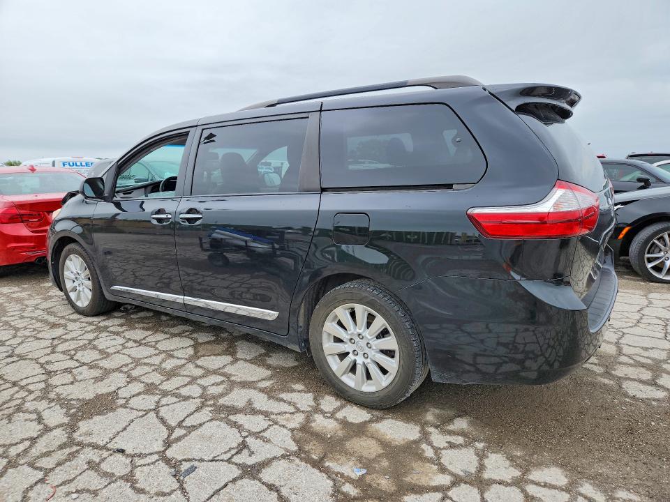 2015 Toyota VIN 5TDDK3DC6FS119680 COPART salvage auction — FRONT END, IN - CERTIFICATE OF TITLE, sold $4,250 on 2026-07-24 (photo 2)