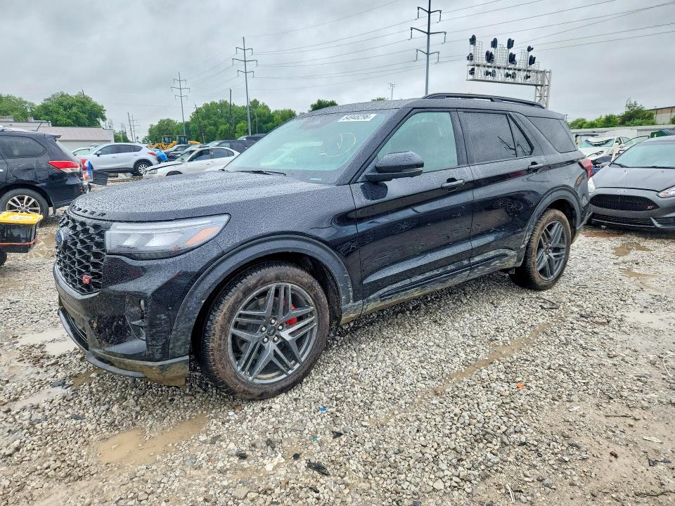 2025 Ford Explorer VIN 1FMWK8GC8SGC87287 COPART salvage auction — SIDE, OH - CERT OF TITLE-SALVAGE, sold $25,250 on 2026-07-02 (photo 1)