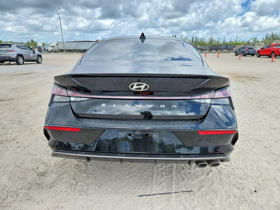 2025 Hyundai Elantra VIN KMHLR4DF8SU886505 COPART salvage auction — FRONT END, Fl - Cert Of Title Slvg Rebuildable, sold $5,700 on 2026-07-02 (photo 6)
