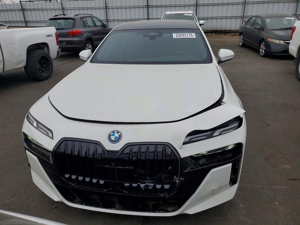 2025 BMW I7 VIN WBY43EJ07SCT36233 COPART salvage auction — FRONT END, Id - Salvage Certificate Of Title, sold $46,250 on 2026-08-26 (photo 5)