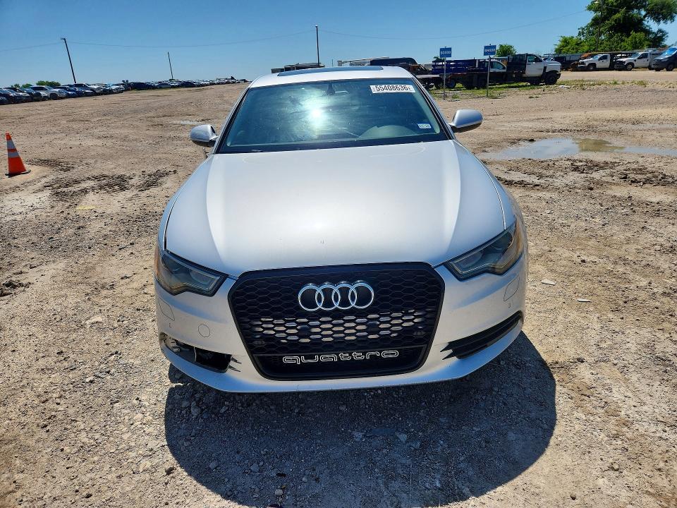 2013 Audi A6 VIN WAUGFAFC3DN005607 COPART salvage auction — SIDE, TX - SALVAGE VEHICLE TITLE, sold $800 on 2026-07-29 (photo 5)