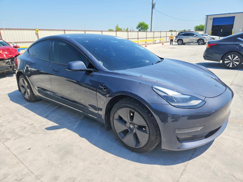 2023 Tesla Model 3 VIN 5YJ3E1EA2PF467924 COPART salvage auction — HAIL, Tx - Certificate Of Title, sold $1,150 on 2026-07-10 (photo 4)