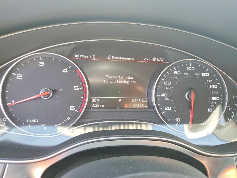 2016 Audi A7 VIN WAUWMAFC9GN024281 COPART salvage auction — FRONT END, Ca - Non-Repairable Vehicle Cert, sold $7,700 on 2026-07-07 (photo 9)