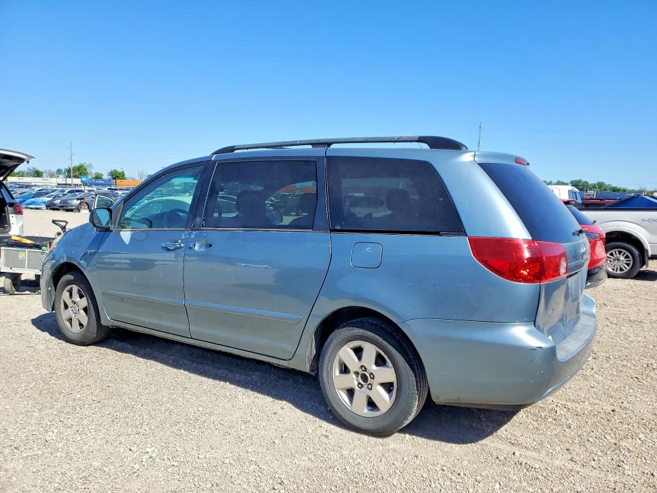 2006 Toyota Sienna VIN 5TDZA23C66S539959 COPART salvage auction — HAIL, Ia - Cert Of Title-Salvage Title, sold $500 on 2026-07-08 (photo 2)