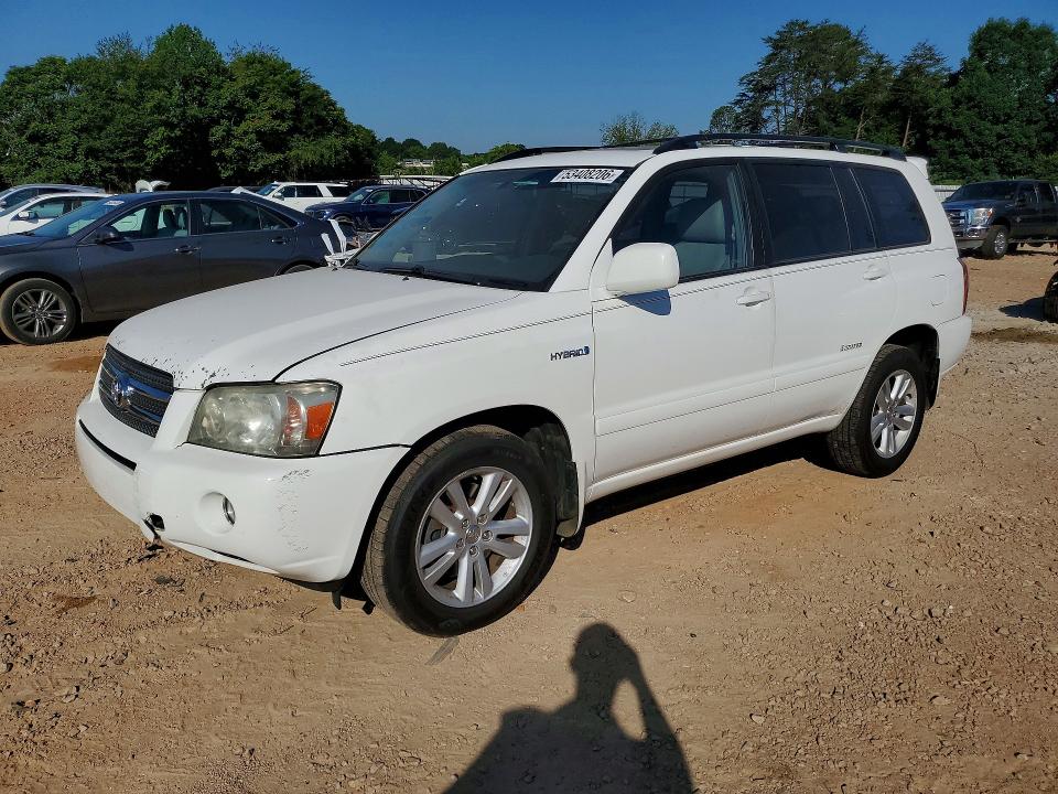 2006 Toyota Highlander VIN JTEEW21A860029290 COPART salvage auction — FRONT END, Nc - Salvage Certificate Of Title, sold $1,100 on 2026-07-06 (photo 1)
