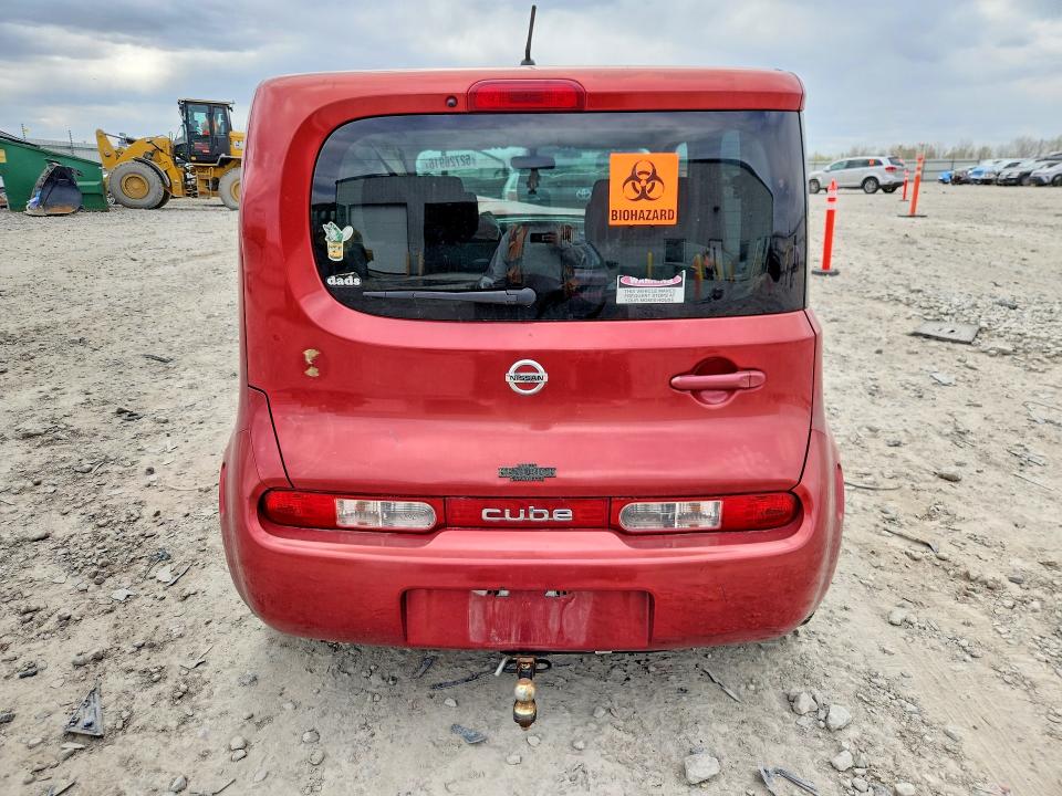 2011 Nissan Cube VIN JN8AZ2KR1BT207679 COPART salvage auction — FRONT END, WI - JUNKED VEHICLE BILL OF SALE, sold $175 on 2026-07-13 (photo 6)