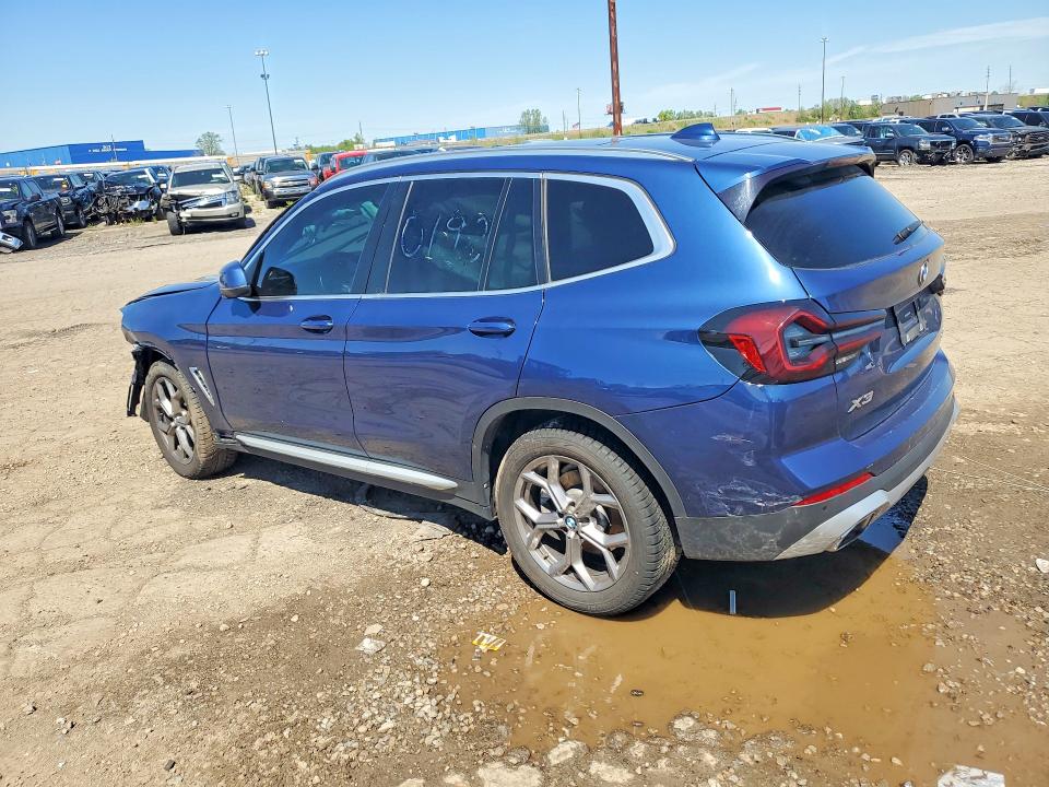 2022 BMW X3 VIN 5UX53DP00N9N40198 COPART salvage auction — FRONT END, Mi - Certificate Of Title, sold $17,600 on 2026-07-17 (photo 2)