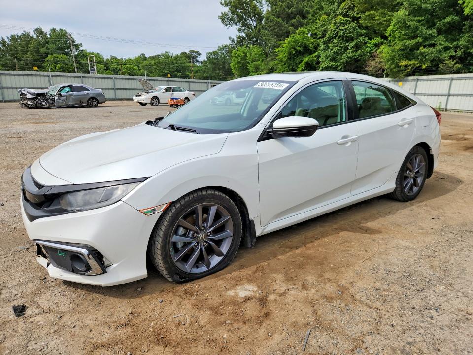 2019 Honda VIN 19XFC1F33KE014655 COPART salvage auction — FRONT END, La - Cert Of Title-Salvage, sold $4,350 on 2026-07-09 (photo 1)