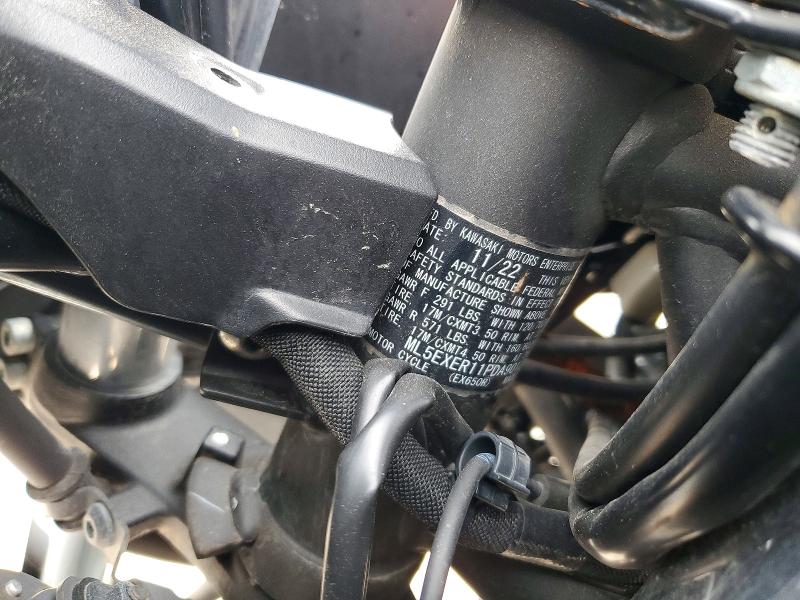 2023 Kawasaki VIN ML5EXER11PDA90124 COPART salvage auction — SIDE, Tx - Certificate Of Title, sold $1,700 on 2026-07-02 (photo 8)