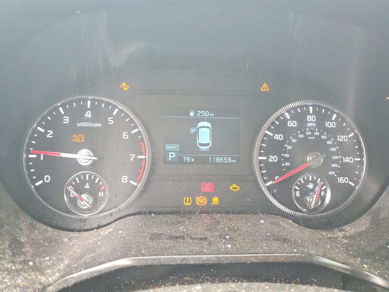 2022 Kia VIN 5XYP34HCXNG234921 COPART salvage auction — FRONT END, Ms - Cert Of Title-Salvaged, sold $6,400 on 2026-07-28 (photo 9)