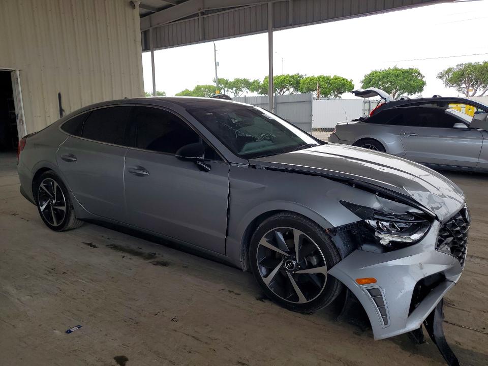 2022 Hyundai VIN 5NPEJ4J21NH140756 COPART salvage auction — FRONT END, Fl - Cert Of Title Slvg Rebuildable, sold $6,900 on 2026-07-08 (photo 4)
