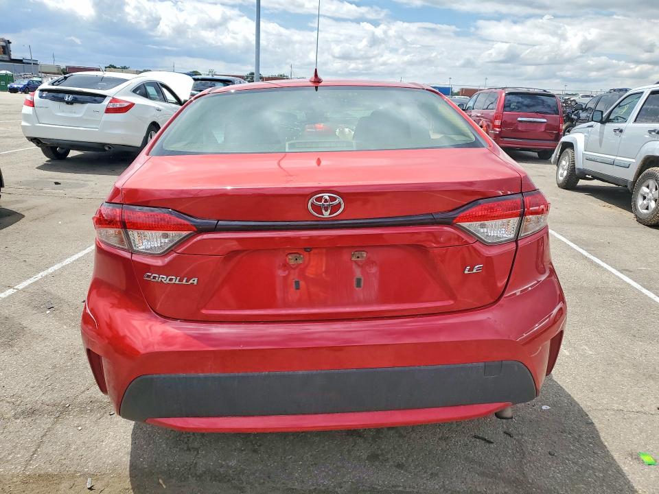 2020 Toyota Corolla VIN JTDEPRAE9LJ045436 COPART salvage auction — FRONT END, Oh - Cert Of Title-Salvage, sold $500 on 2026-07-29 (photo 6)