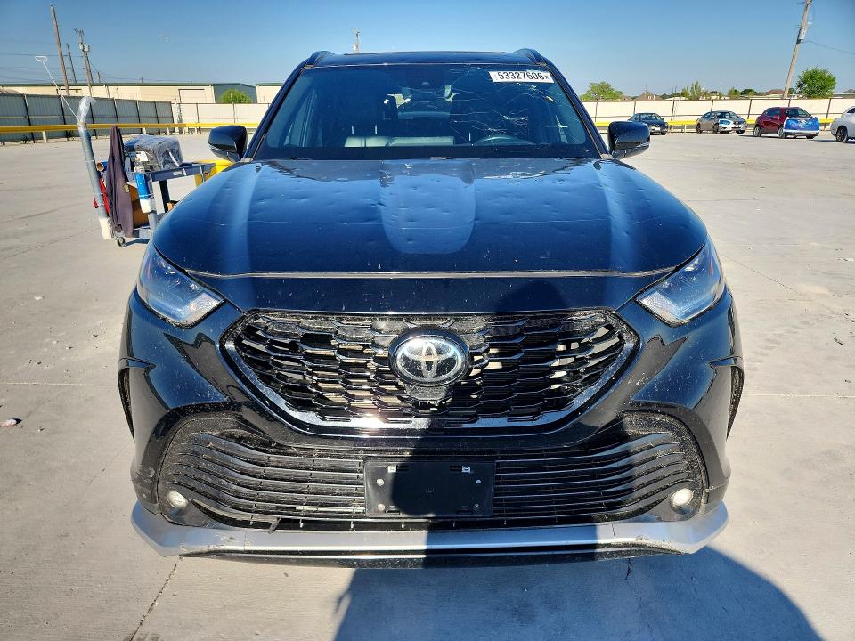 2023 Toyota Highlander VIN 5TDKDRAH0PS014705 COPART salvage auction — HAIL, Tx - Certificate Of Title, sold $300 on 2026-07-31 (photo 5)
