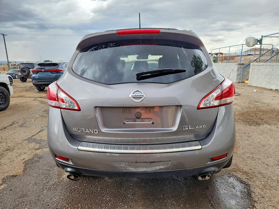2011 Nissan Murano VIN JN8AZ1MWXBW158994 COPART salvage auction — FRONT END, Nm - Cert Of Title-Salvage, sold $975 on 2026-07-16 (photo 6)