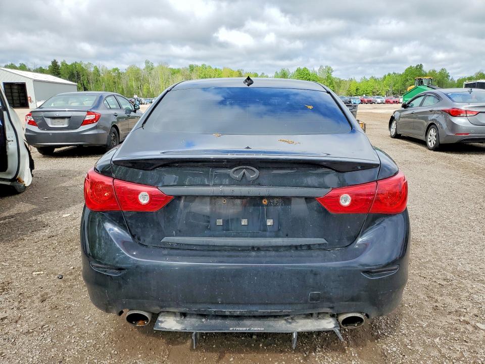 2015 Infiniti VIN JN1BV7AR3FM405922 COPART salvage auction — FRONT END, On - Permit Salvage, sold $600 on 2026-07-07 (photo 6)