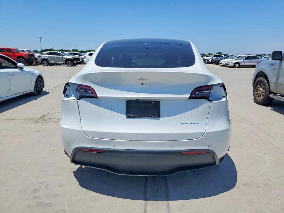2021 Tesla VIN 5YJYGAEE6MF116092 COPART salvage auction — REAR END, Tx - Salvage Vehicle Title, sold $8,500 on 2026-07-09 (photo 6)