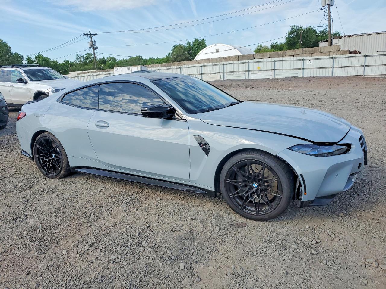 2024 BMW M4 VIN WBS43AZ0XRCN74661 COPART salvage auction — Front End, ID - SALVAGE CERTIFICATE OF TITLE, sold $37,000 on 2026-06-30 (photo 4)