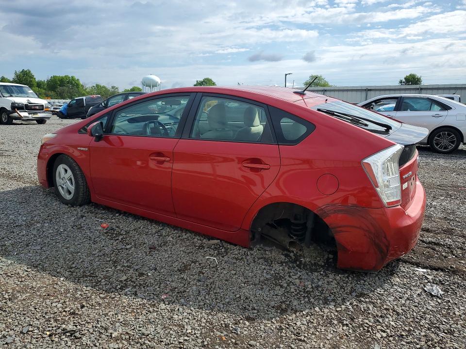 2010 Toyota Prius VIN JTDKN3DU9A1255301 COPART salvage auction — REAR END, Nj - Cert Of Title-Salvage, sold $450 on 2026-07-21 (photo 2)