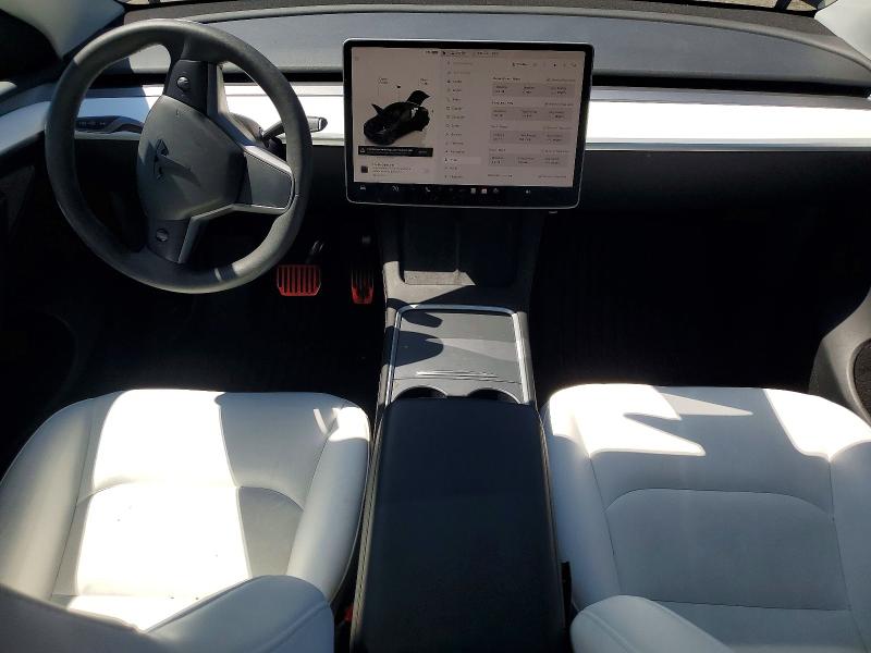 2024 Tesla Model y VIN 7SAYGDEEXRF129701 COPART salvage auction — REAR END, Id - Salvage Certificate Of Title, sold $13,600 on 2026-07-29 (photo 8)