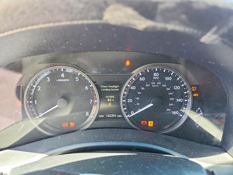2013 Lexus Gs VIN JTHBE1BL8D5003825 COPART salvage auction — FRONT END, Tx - Salvage Vehicle Title, sold $175 on 2026-07-24 (photo 9)