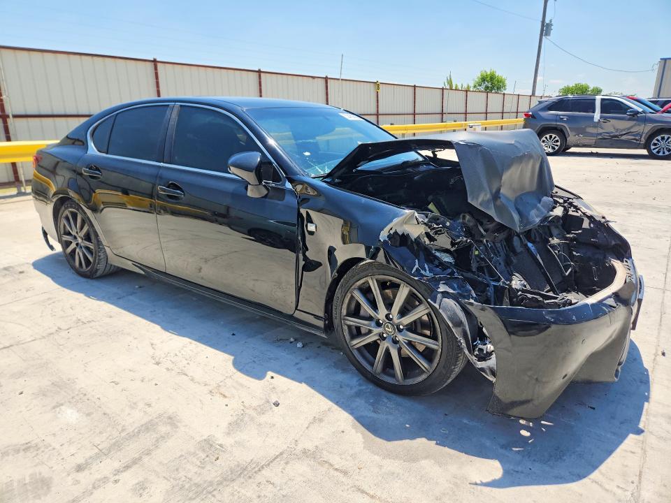 2013 Lexus Gs VIN JTHBE1BL8D5003825 COPART salvage auction — FRONT END, Tx - Salvage Vehicle Title, sold $175 on 2026-07-24 (photo 4)