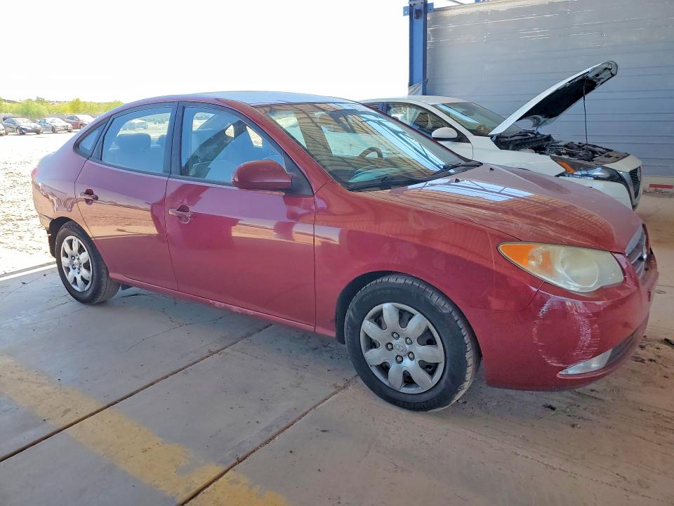 2007 Hyundai Elantra VIN KMHDU46D47U200305 COPART salvage auction — REAR END, Az - Cert Of Title - Salvage, sold $175 on 2026-07-28 (photo 4)