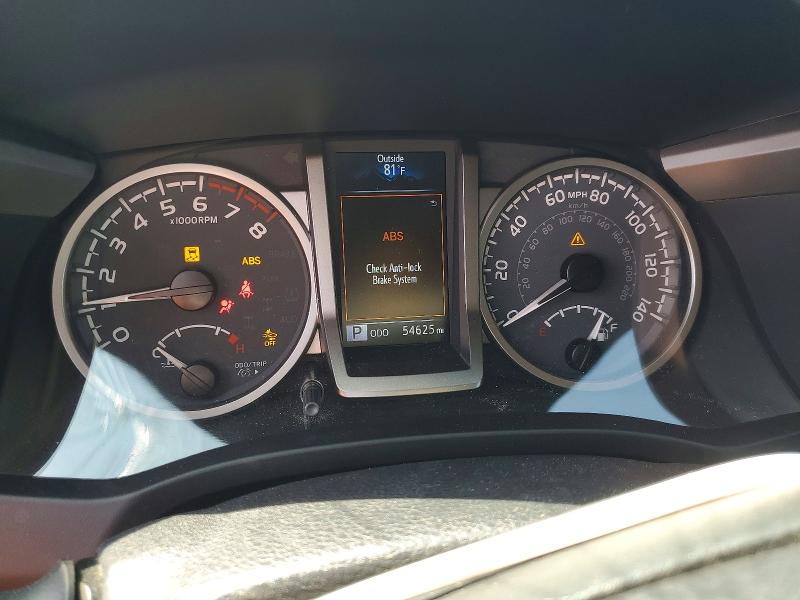 2021 Toyota Tacoma VIN 5TFAZ5CNXMX103695 COPART salvage auction — FRONT END, Ca - Salvage Certificate, sold $11,000 on 2026-07-08 (photo 9)