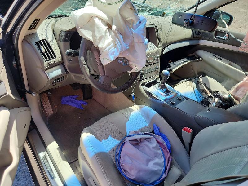 2011 Infiniti G37 VIN JN1CV6AP2BM300795 COPART salvage auction — FRONT END, Az - Certificate Of Title, sold $250 on 2026-07-10 (photo 8)