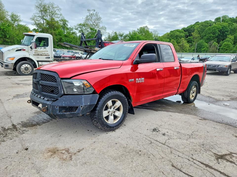 2016 Ram 1500 VIN 1C6RR7GT2GS396802 COPART salvage auction — FRONT END, Pa - Certificate Of Salvage, sold $1,600 on 2026-07-02 (photo 1)