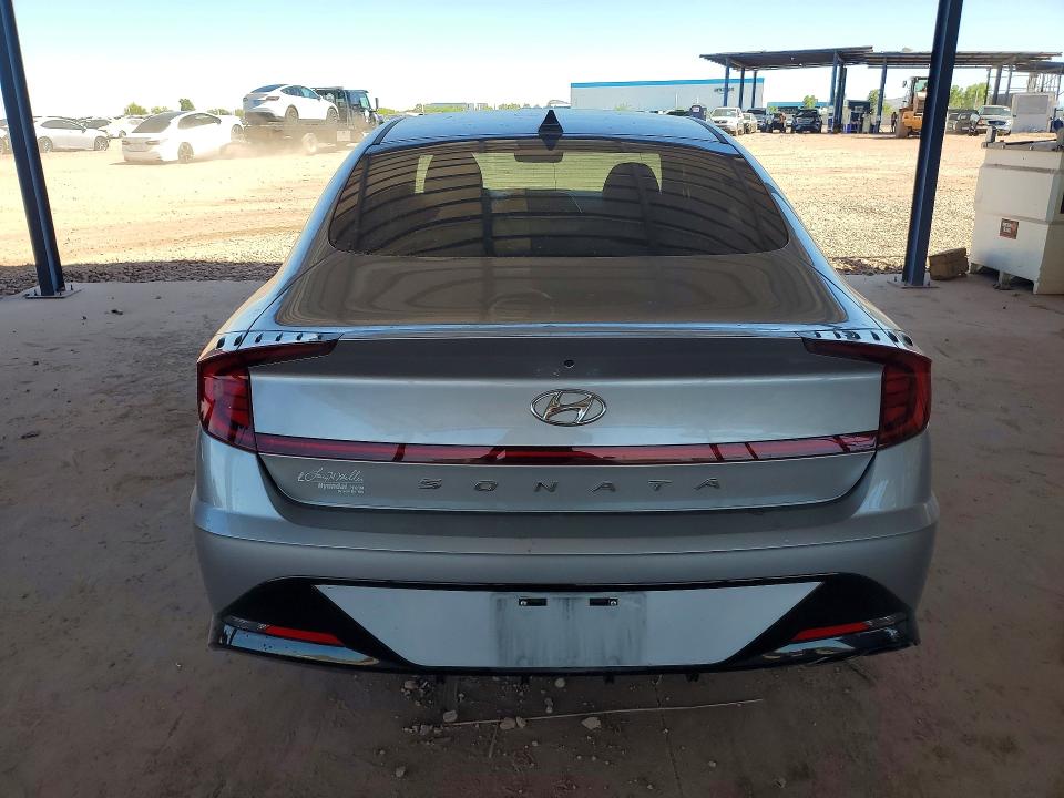 2020 Hyundai Sonata VIN 5NPEF4JA1LH022521 COPART salvage auction — FRONT END, Az - Cert Of Title - Salvage, sold $2,300 on 2026-07-09 (photo 6)