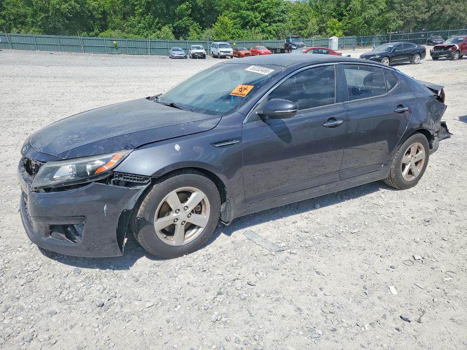 2015 Kia Optima VIN 5XXGM4A75FG484826 COPART salvage auction — REAR END, Tn - Salvage Certificate, sold $800 on 2026-07-16 (photo 1)