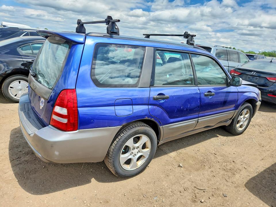 2003 Subaru Forester VIN JF1SG65643H707912 COPART salvage auction — FRONT END, Il - Salvage Certificate, sold $300 on 2026-07-07 (photo 3)