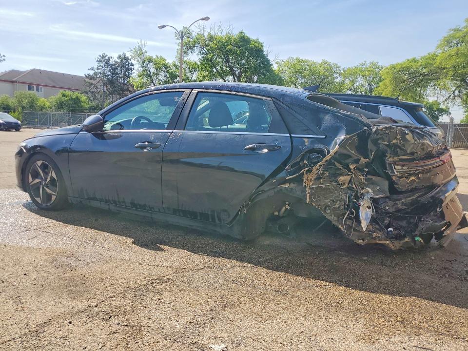 2023 Hyundai Elantra VIN KMHLP4AG0PU405981 COPART salvage auction — UNDERCARRIAGE, IL - CERTIFICATE OF TITLE, sold $275 on 2026-07-23 (photo 2)
