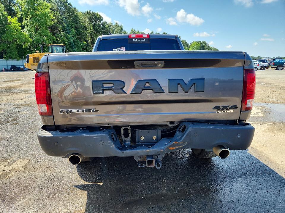 2017 Ram 1500 VIN 1C6RR7YT9HS552799 COPART salvage auction — REAR END, Tx - Certificate Of Title, sold $15 on 2026-07-09 (photo 6)