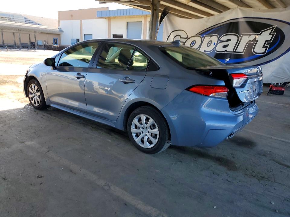 2020 Toyota Corolla VIN JTDEPRAE4LJ112105 COPART salvage auction — REAR END, Ca - Salvage Certificate, sold $3,550 on 2026-07-02 (photo 2)