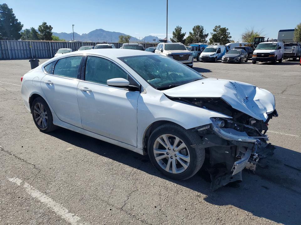 2015 Chrysler 200 VIN 1C3CCCAB4FN580150 COPART salvage auction — FRONT END, Tx - Salvage Vehicle Title, sold $375 on 2026-07-17 (photo 4)
