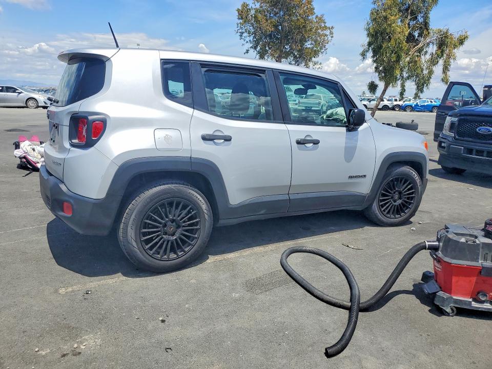 2017 Jeep Renegade VIN ZACCJAAB1HPF97553 COPART salvage auction — FRONT END, Ca - Salvage Certificate, sold $550 on 2026-08-03 (photo 3)