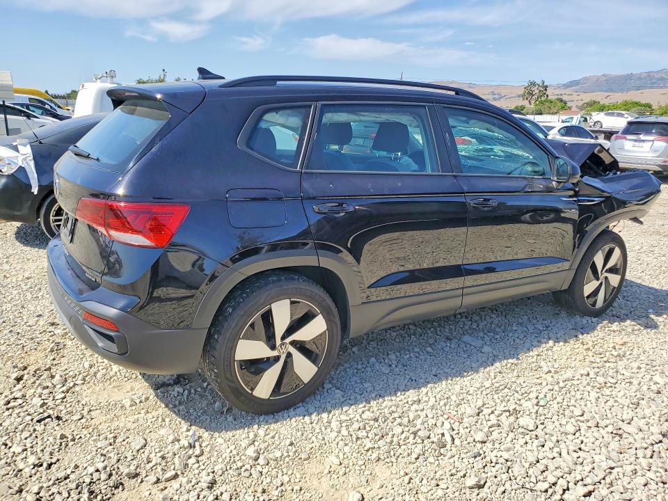 2024 Volkswagen Taos VIN 3VV8X7B29RM015601 COPART salvage auction — FRONT END, Ca - Salvage Certificate, sold $1,250 on 2026-07-09 (photo 3)