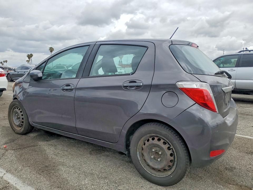 2014 Toyota Yaris VIN VNKKTUD32EA009822 COPART salvage auction — FRONT END, Ca - Salvage Certificate, sold $1,250 on 2026-07-02 (photo 2)