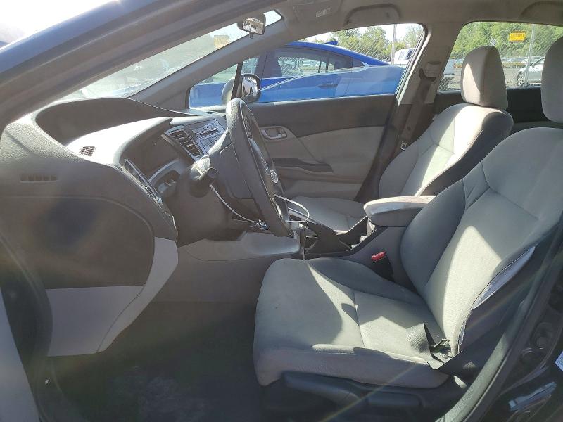 2013 Honda VIN 2HGFB2F59DH531364 COPART salvage auction — FRONT END, Pa - Certificate Of Salvage, sold $2,050 on 2026-07-20 (photo 7)