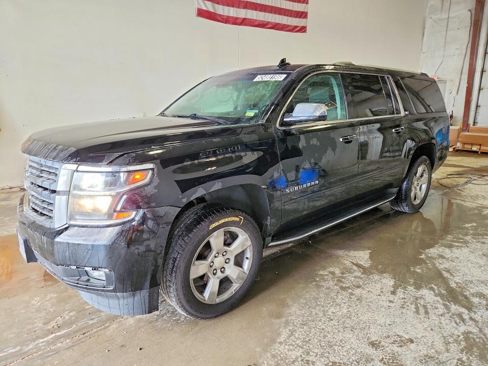2015 Chevrolet Suburban VIN 1GNSKKKC8FR691909 COPART salvage auction — FRONT END, Wv - Certificate Of Title, sold $3,550 on 2026-07-07 (photo 1)