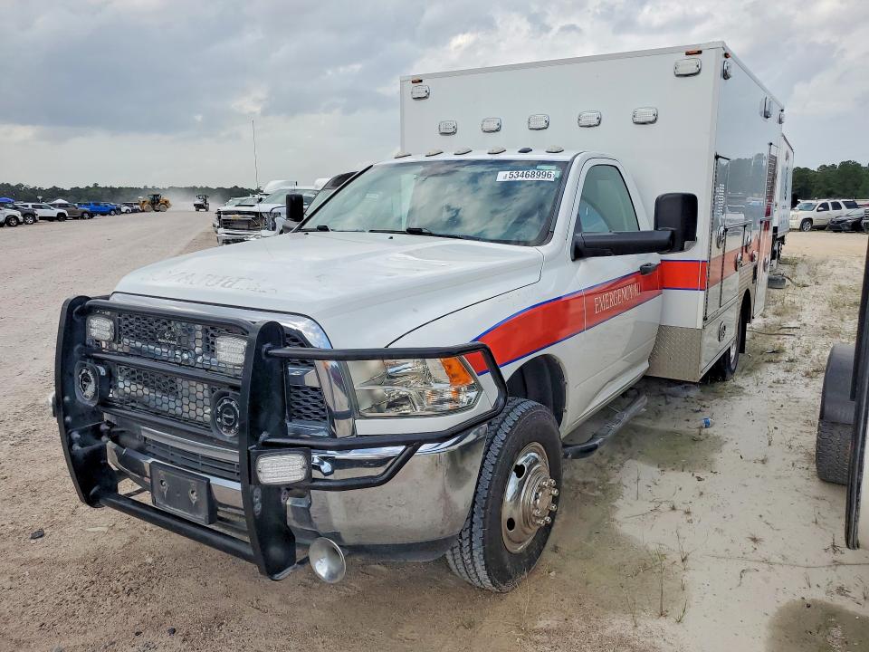 2018 Ram 3500 VIN 3C7WRSBJ7JG188453 COPART salvage auction — MINOR DENT/SCRATCHES, Tx - Certificate Of Title, sold $13,900 on 2026-07-10 (photo 1)