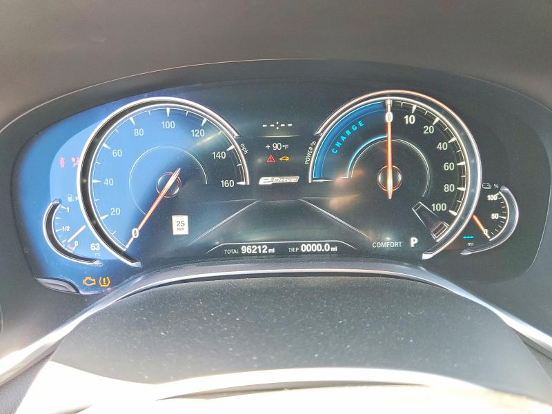 2018 BMW 7er VIN WBA7J2C5XJG938446 COPART salvage auction — REAR END, Ca - Salvage Certificate, sold $10,000 on 2026-07-29 (photo 9)