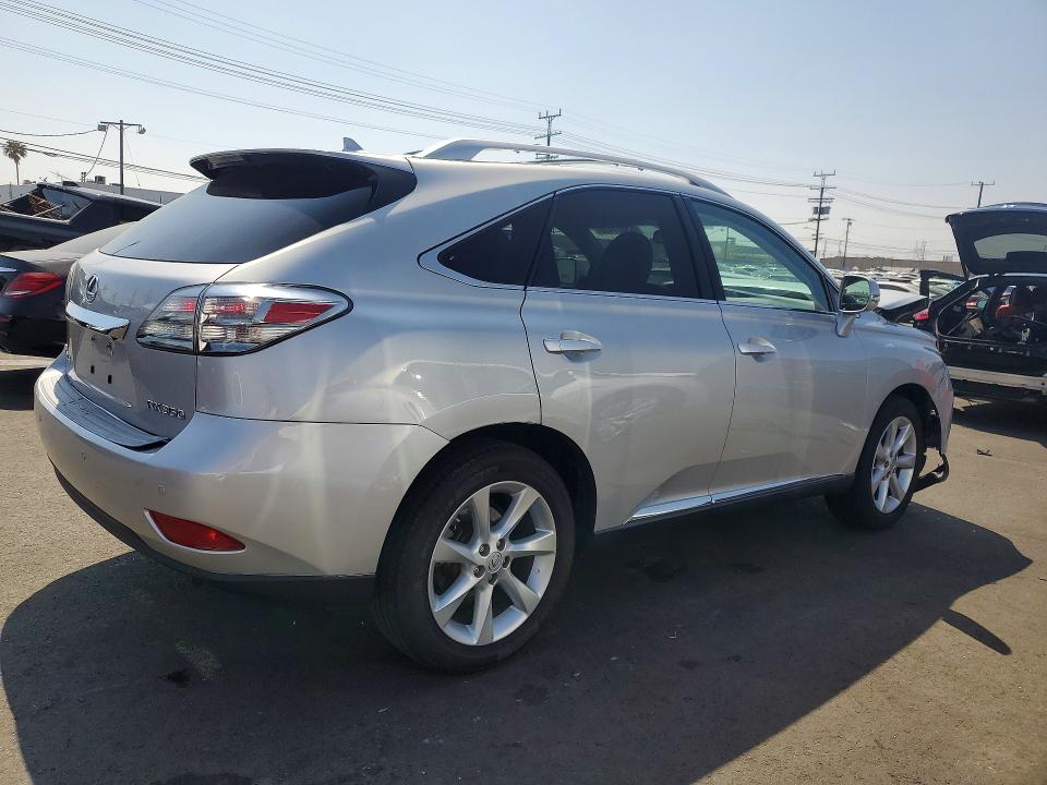 2010 Lexus Rx VIN JTJZK1BA7A2410097 COPART salvage auction — FRONT END, Ca - Salvage Certificate, sold $3,250 on 2026-07-27 (photo 3)