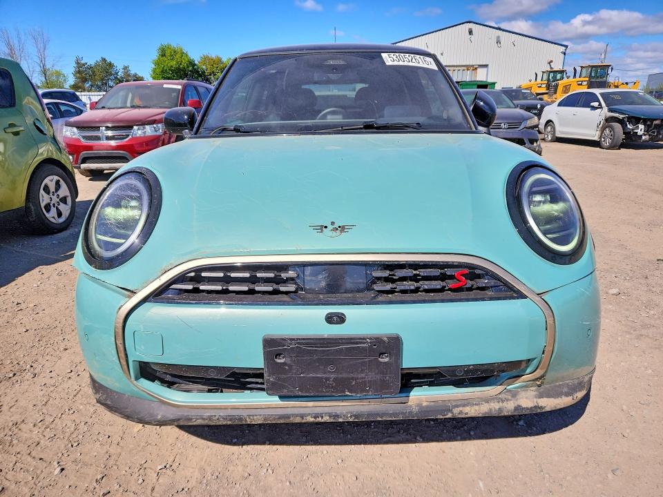 2025 Mini Cooper VIN WMW23GD01S2X34167 COPART salvage auction — FRONT END, On - Permit No Brand - Unfit, sold $14,500 on 2026-07-16 (photo 5)