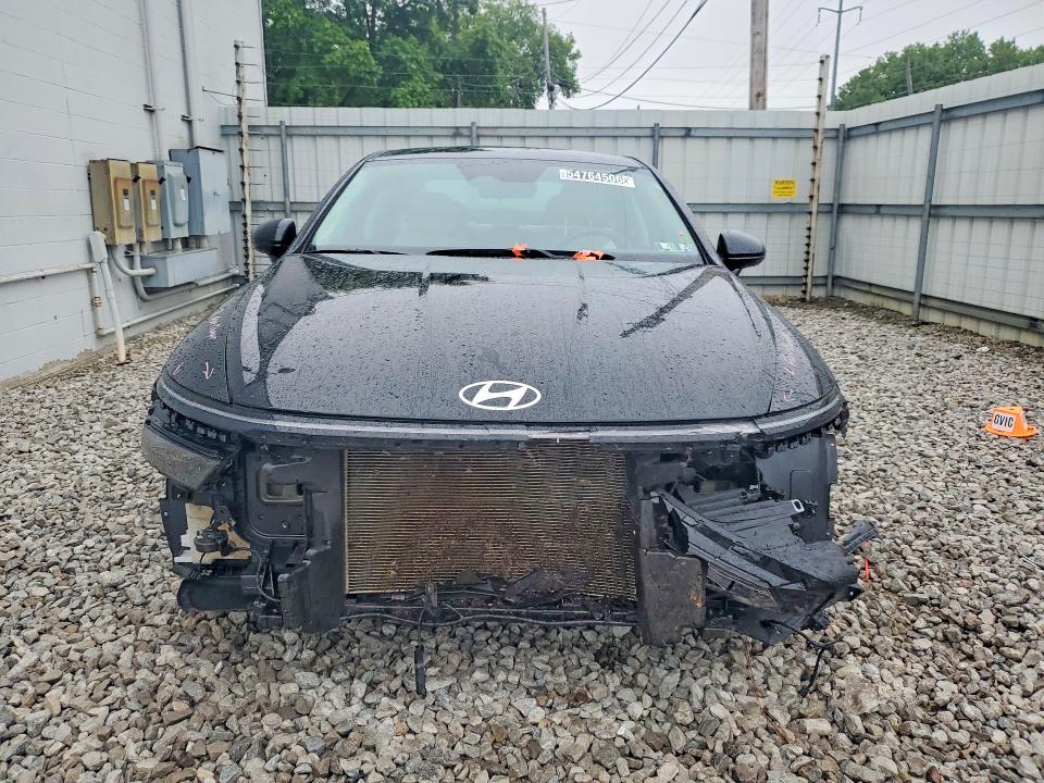2025 Hyundai Sonata VIN KMHL64JA7SA511417 COPART salvage auction — FRONT END, FL - CERT OF TITLE SLVG REBUILDABLE, sold $7,700 on 2026-07-22 (photo 5)