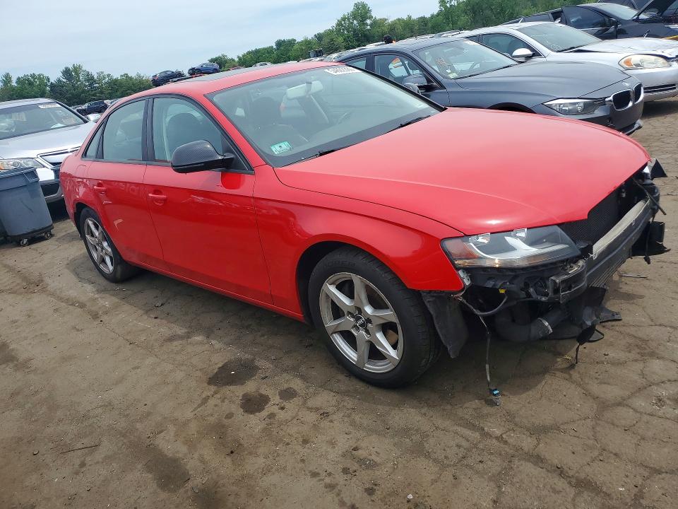 2009 Audi A4 VIN WAULF78K09N033510 COPART salvage auction — FRONT END, Ct - Cert Of Title-Salvage, sold $825 on 2026-07-07 (photo 4)
