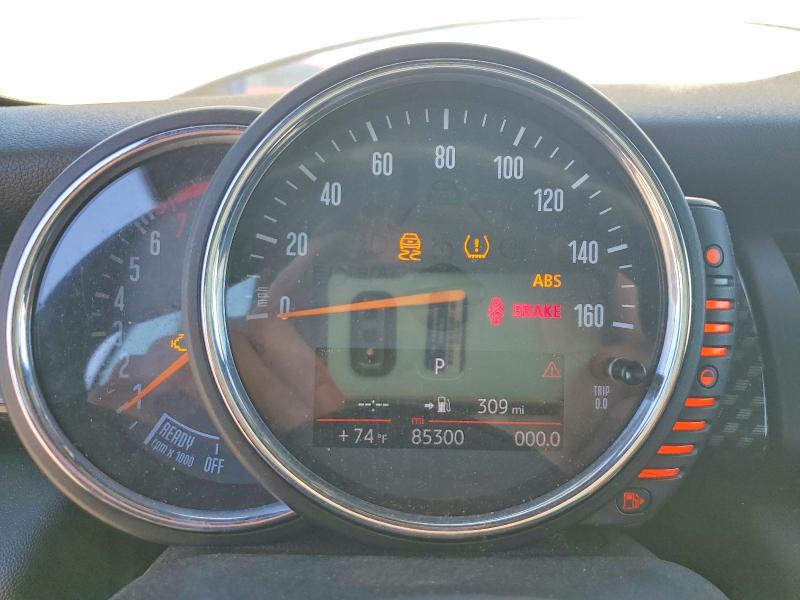 2017 Mini Cooper VIN WMWWG9C51H3C80457 COPART salvage auction — FRONT END, Tx - Salvage Vehicle Title, sold $1,350 on 2026-07-13 (photo 9)
