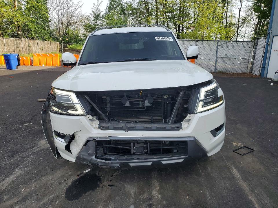 2021 Nissan VIN JN8AY2BB2M9795632 COPART salvage auction — FRONT END, Or - Salvage Title Certificate, sold $16,200 on 2026-07-15 (photo 5)